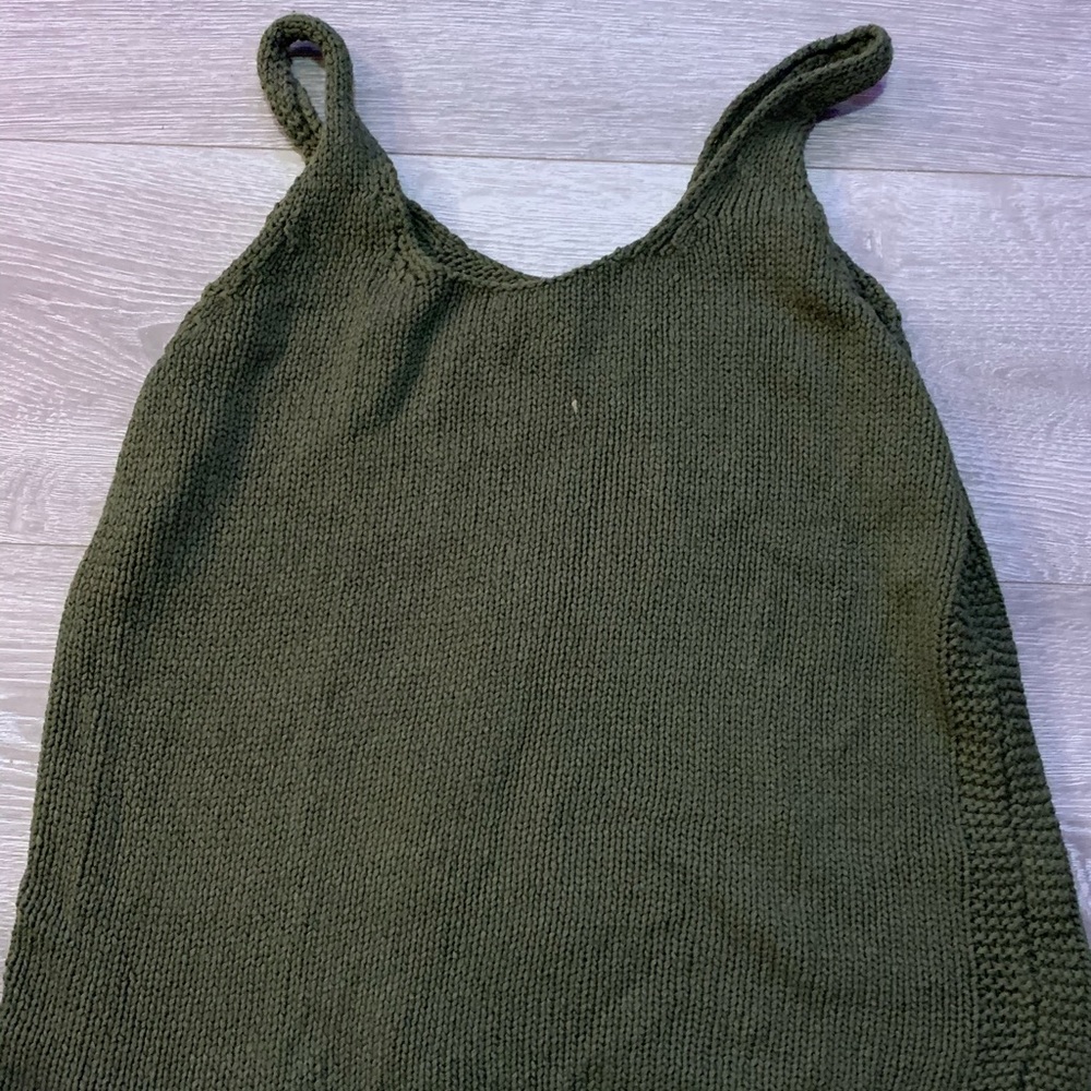 Green sweater